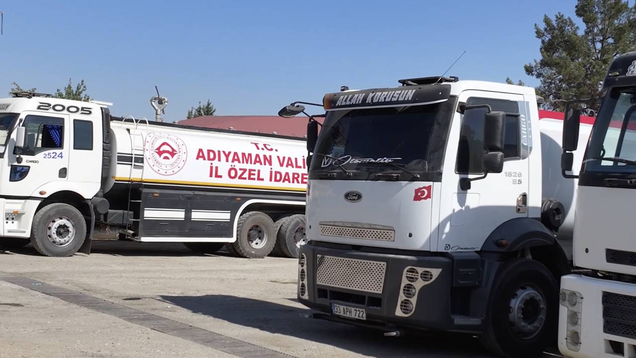 Adıyaman'da 6 toz aracı hizmete girdi