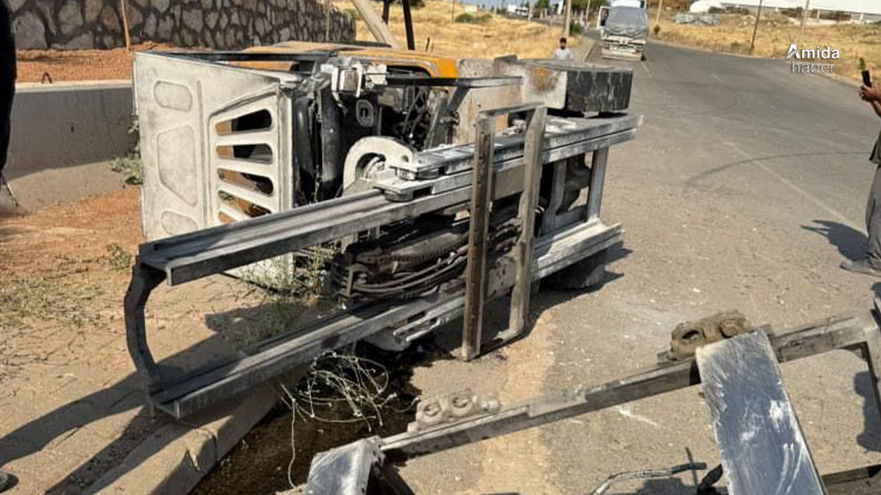 Siirt OSB'de forklift kazası: 1 kişi yaralandı