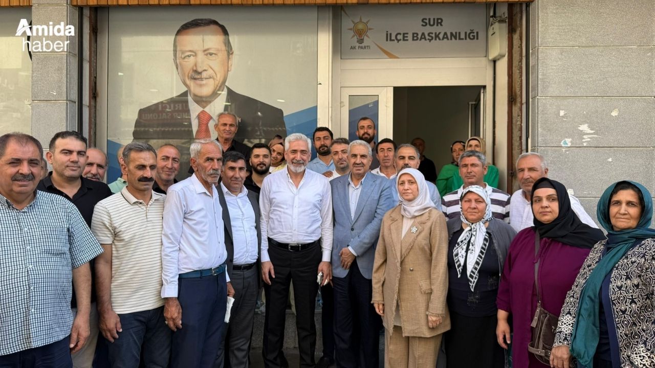 Ensarioğlu ve İler, Diyarbakır ilçelerinde nabız yokladı