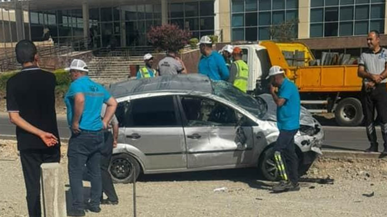 Elâzığ otomobil takla attı: 1 kişi yaralandı