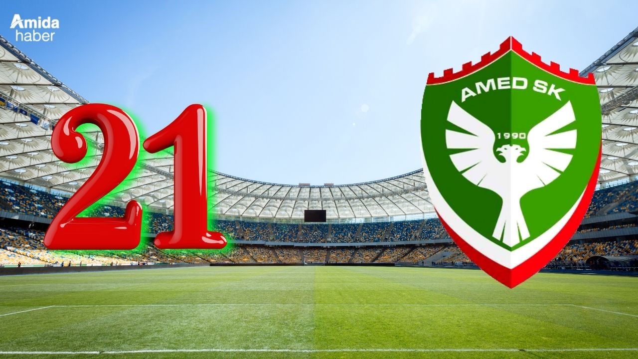 Amedspor’un 21 numarası belli oldu