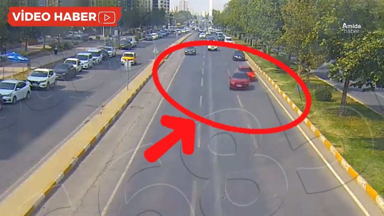 Diyarbakır’daki trafik terörü KGYS kameralarına yakalandı: Ceza yağdı