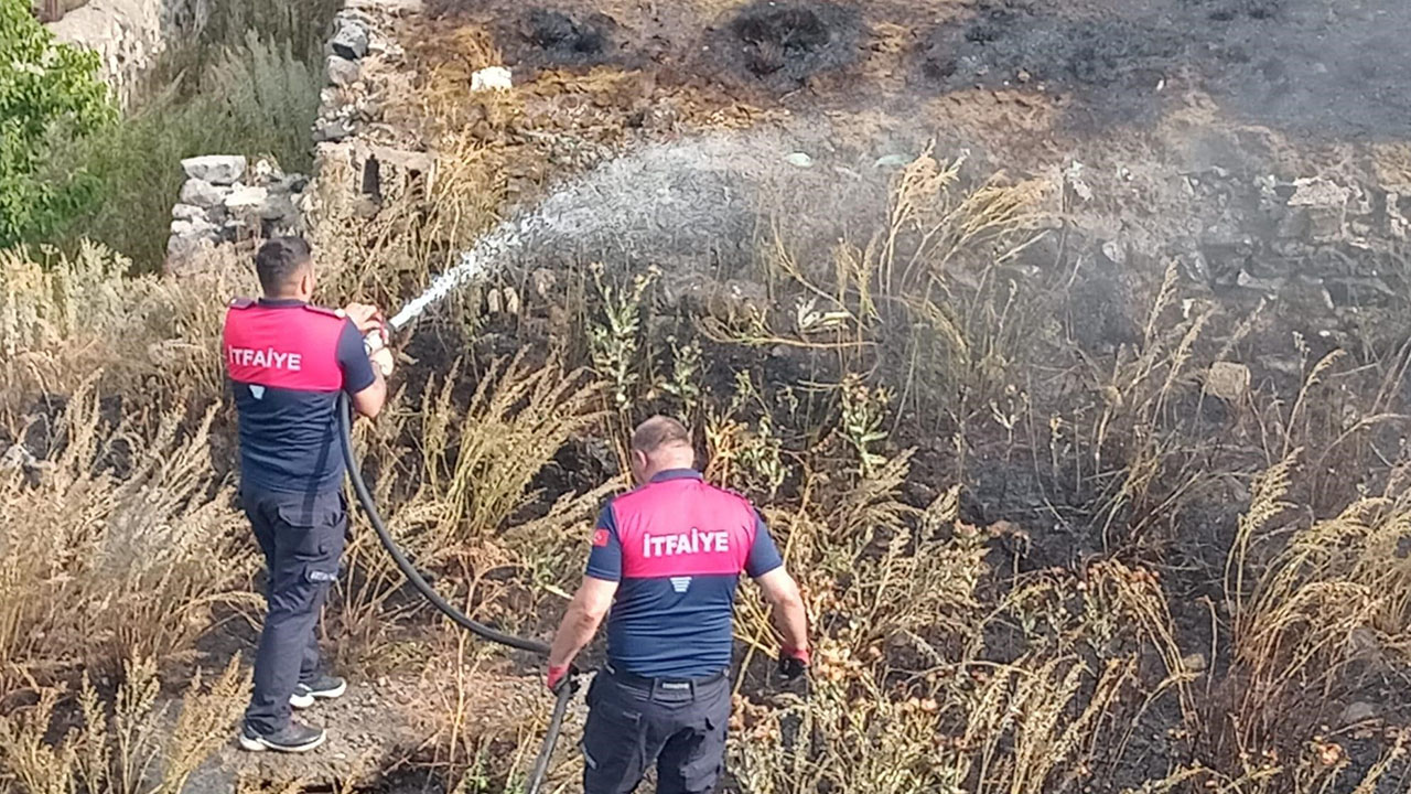 Kars’ta anız yangını kontrol altına alındı