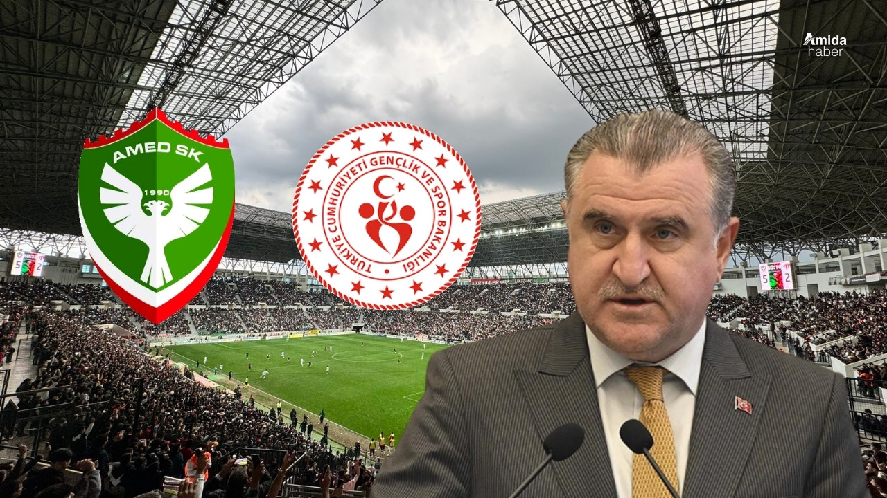 Amedspor’dan önce bakan sahaya çıkacak