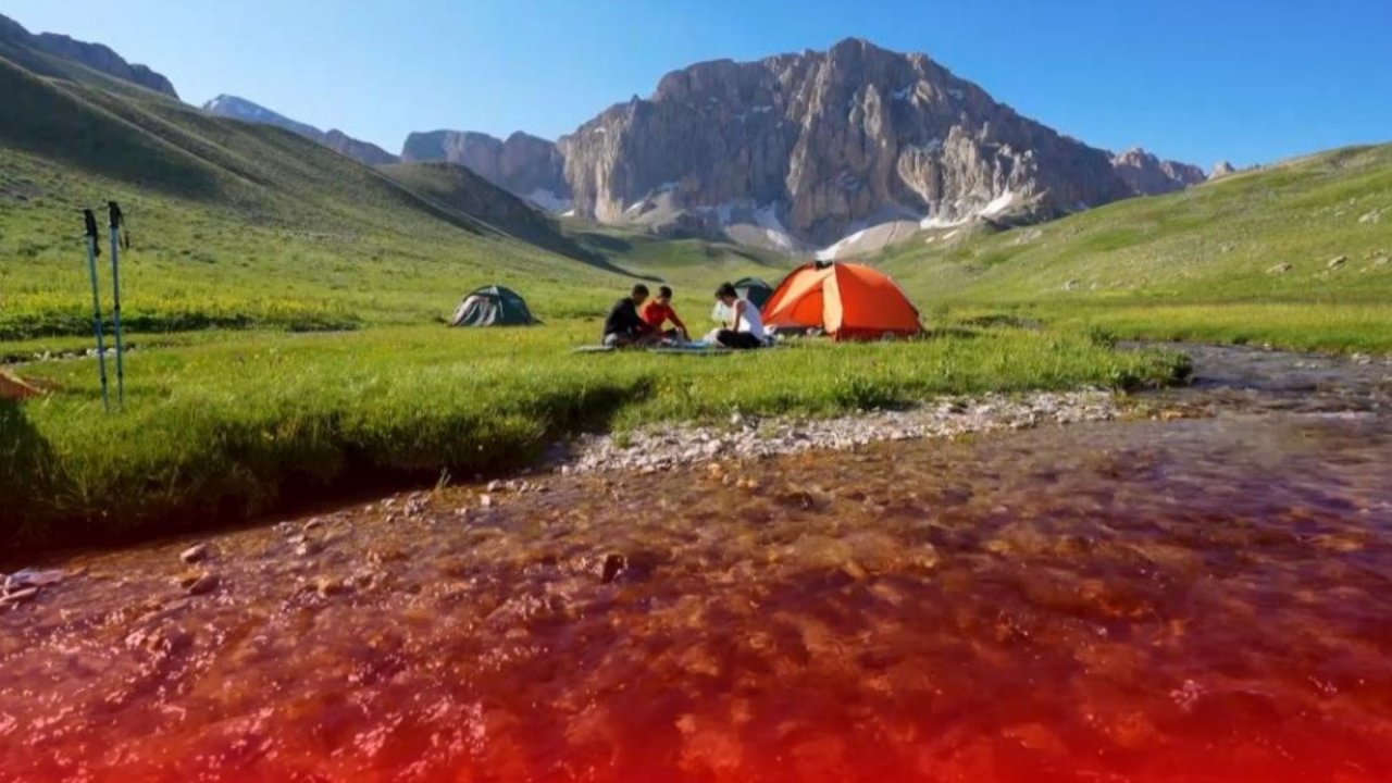 Munzur Dağları sıcaklıktan bunalanların yeni adresi