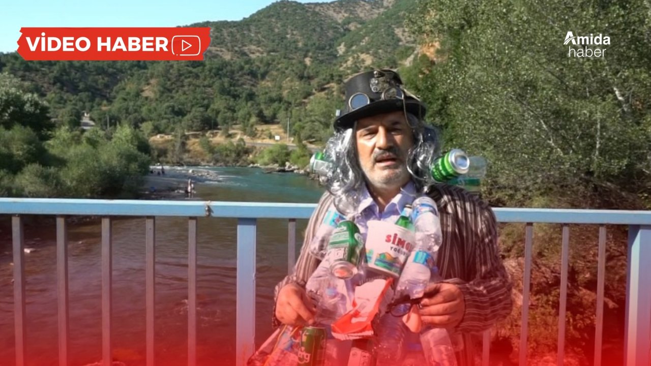 Çöpleri Munzur’u korumak için sırtladı