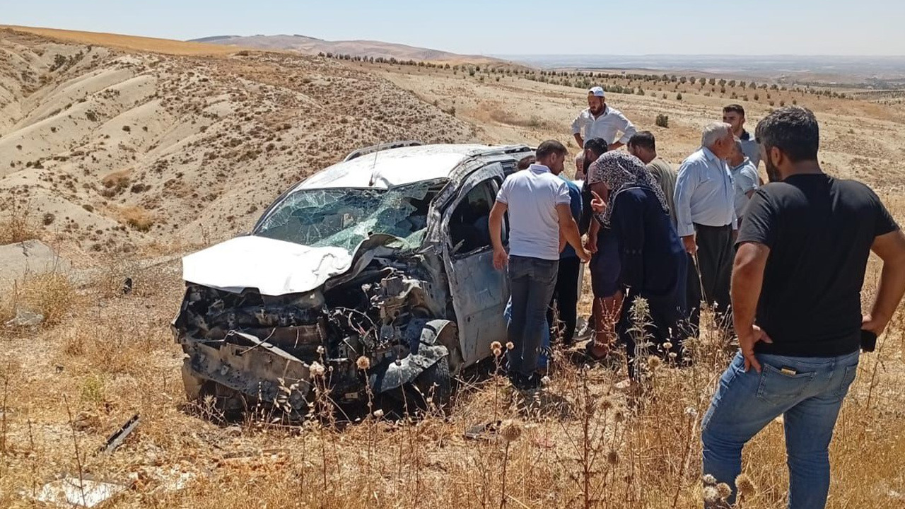 Adıyaman’da araç şarampole yuvarlandı: 1 yaralı