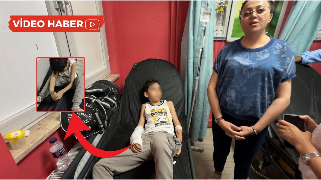 Uzman Çavuş’un bileğini kırdığı 10 yaşındaki çocuk şokta