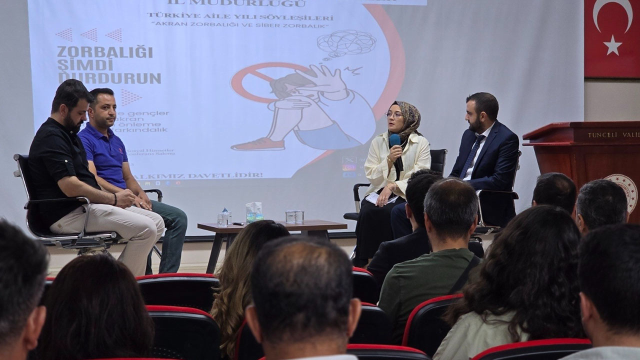 Tunceli’de ‘Akran zorbalığı ve siber zorbalık’ söyleşisi gerçekleşti