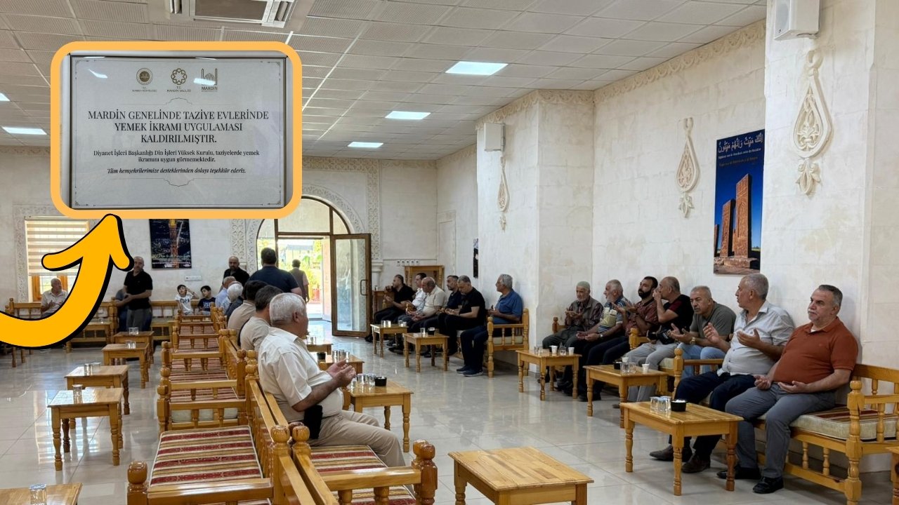 Mardin’de taziye yemeklerinin kaldırılmasına büyük destek