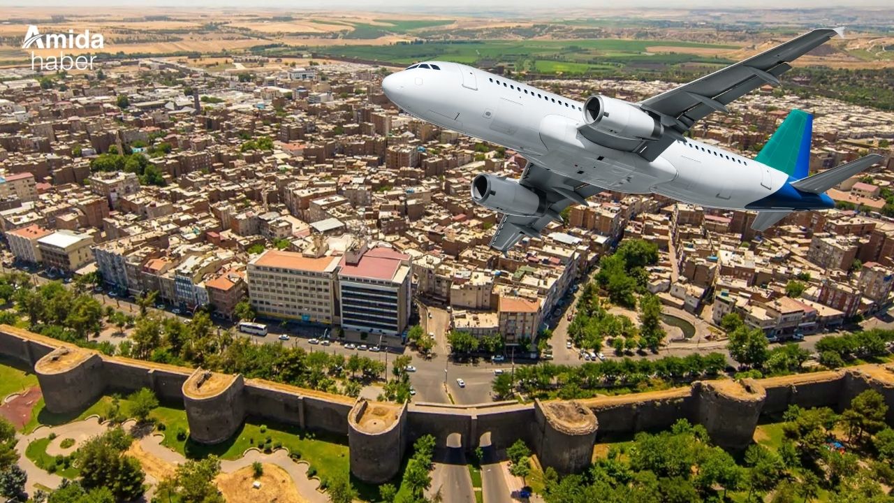 Diyarbakır’a inemeyen uçak 30 dakika havada kaldı
