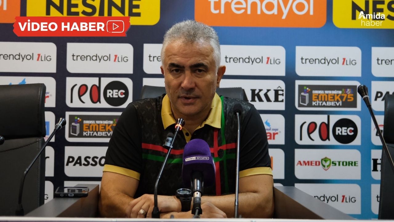 Amedspor Teknik Direktörü: Bugün galip gelmeliydik