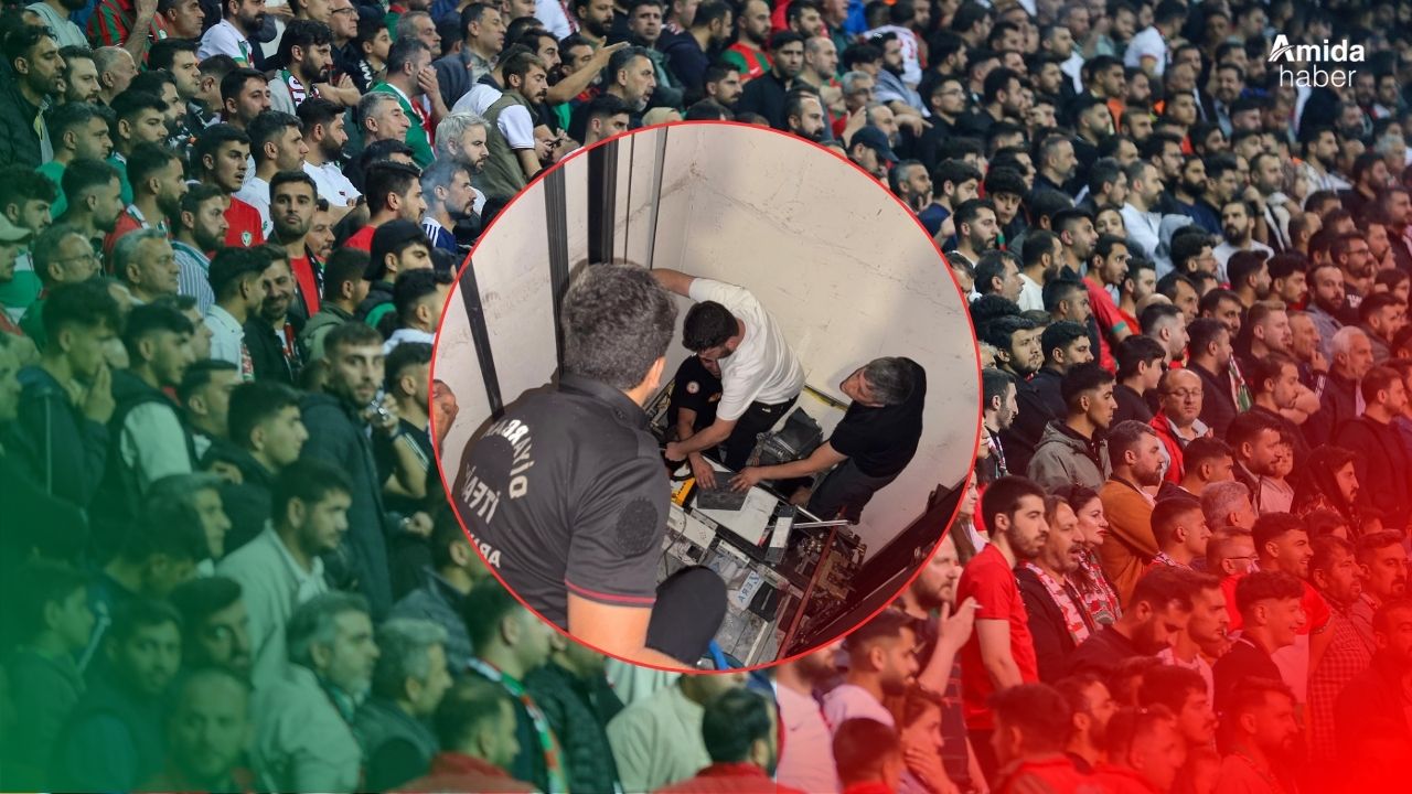 Amedspor taraftarları asansörde kaldı, imdada itfaiye yetişti
