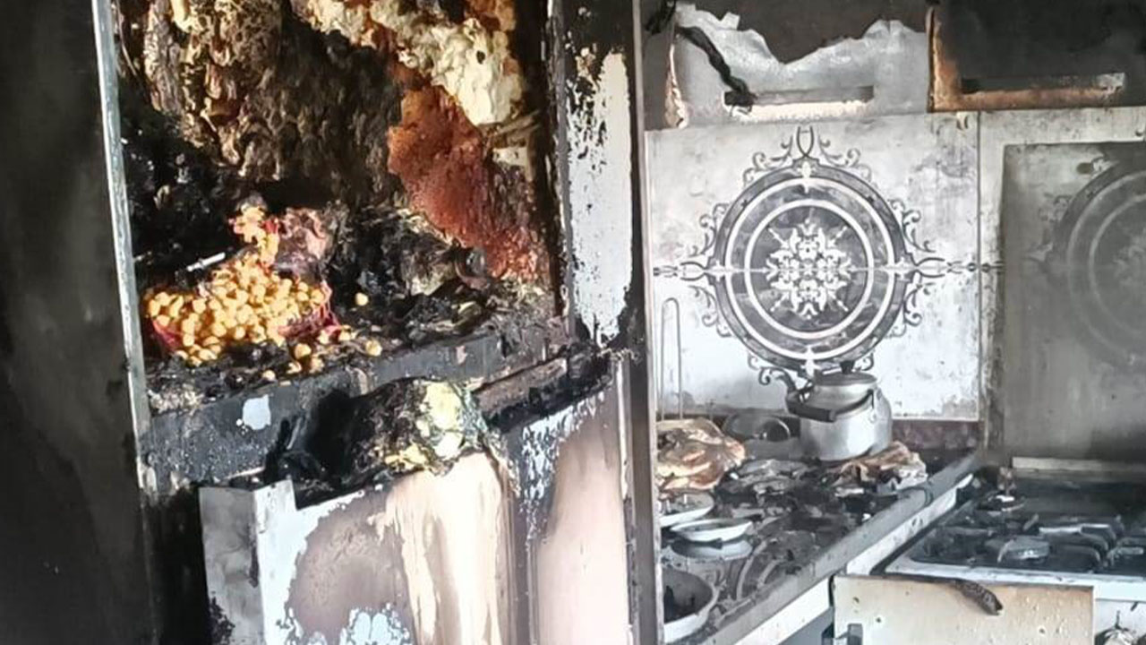 Van’da ev yangını paniğe neden oldu