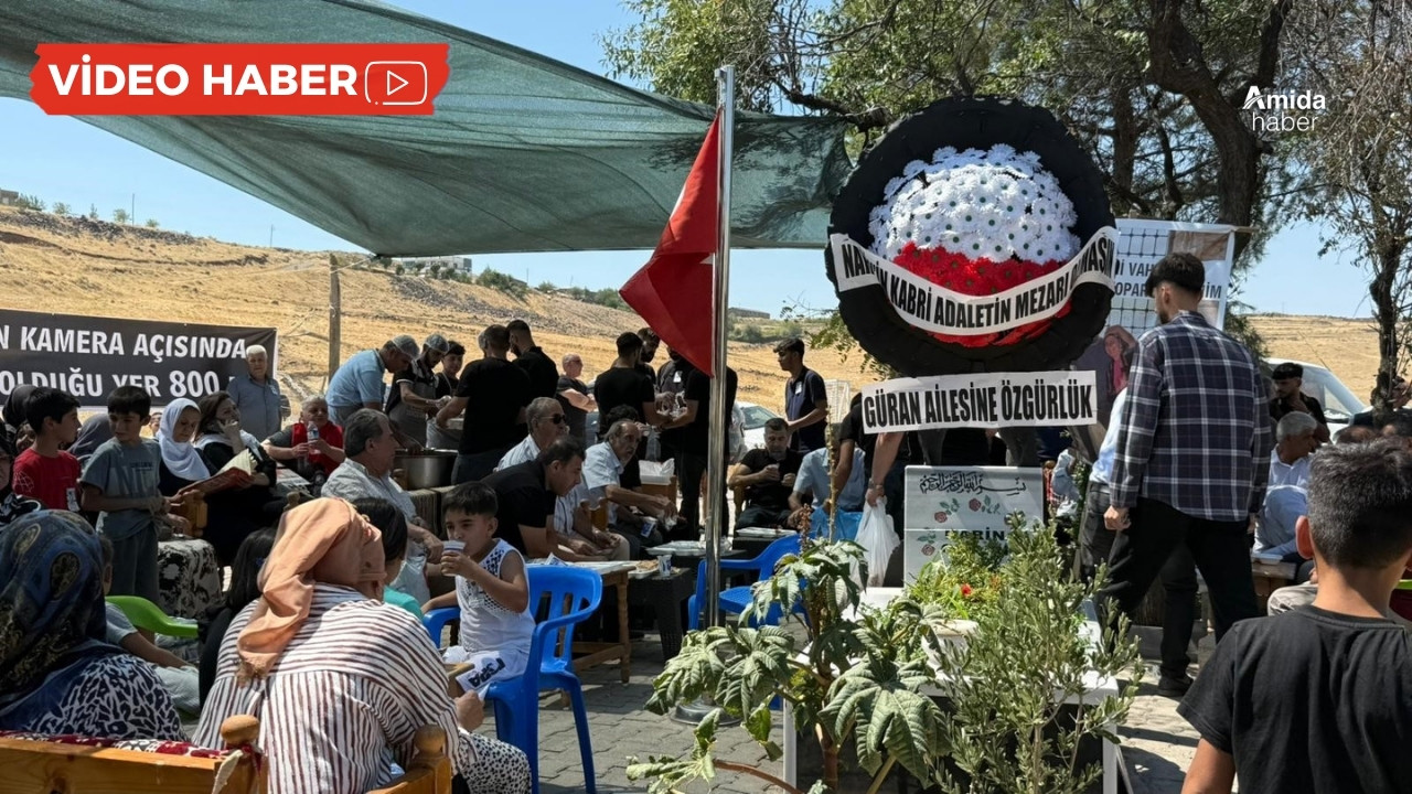 Narin için mezarı başında mevlit okutuldu