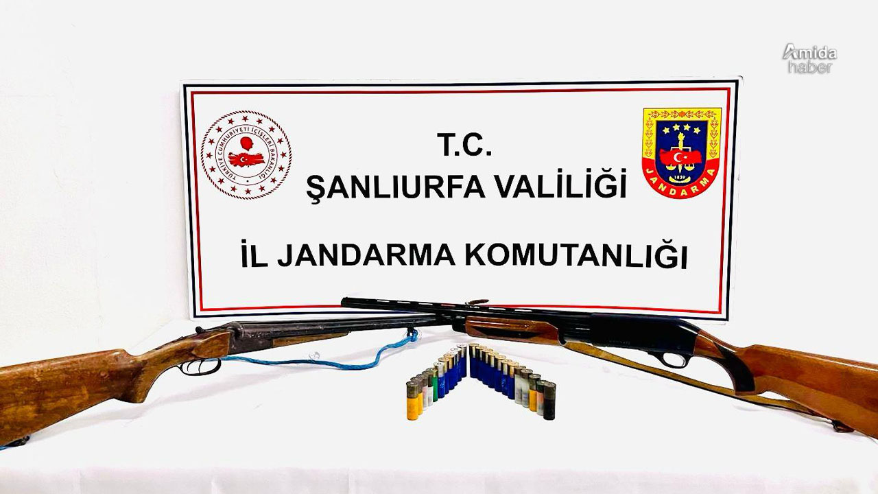 Şanlıurfa’da ruhsatsız silah operasyonu: 7 gözaltı