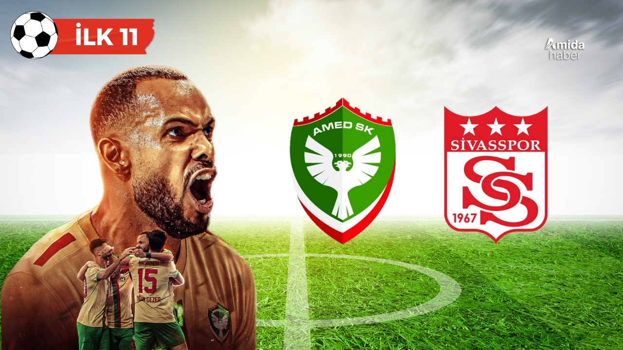 Amedspor’un Sivasspor maçı ilk 11’i belli oldu