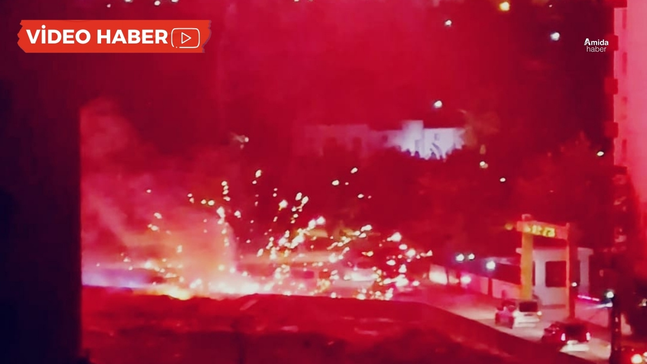 Diyarbakır’da havai fişek yangını: Düğüncüler söndürdü