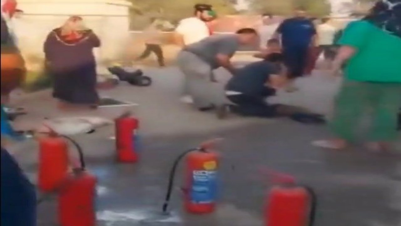 Kahramanmaraş'ta konteynerde yangın çıktı