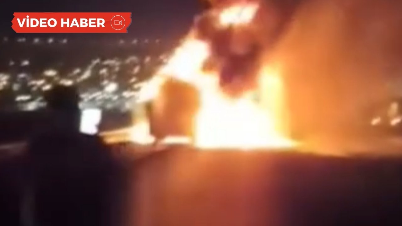 Gaziantep’te otobüs alev aldı, 31 yolcu kurtarıldı
