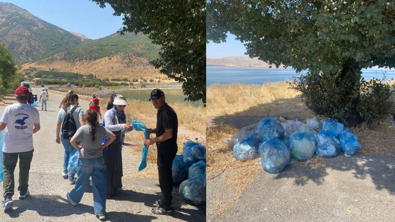 Turistler uyarıldı: Van Gölü’nü kirletmeyin