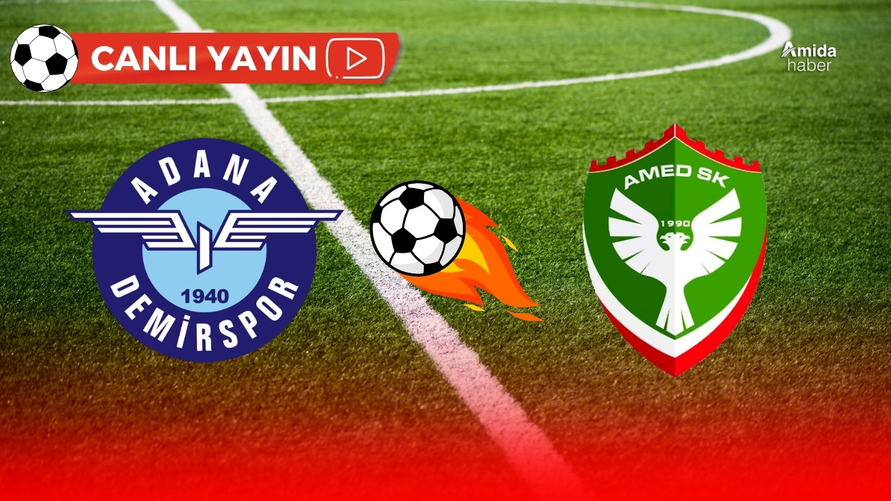 Adana'da kritik maç başladı: Amedspor'un hedefi 3 puan