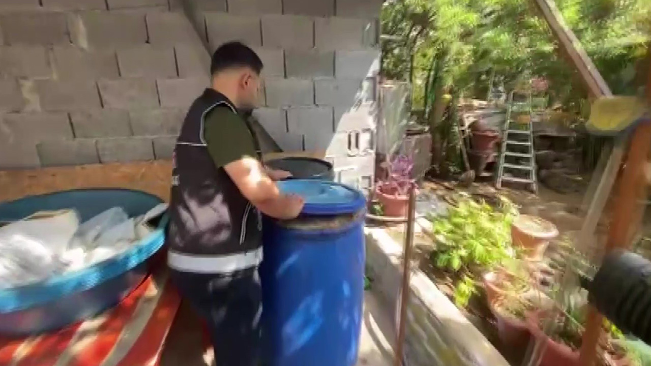 Adana'da binlerce litre kaçak içki ele geçirildi