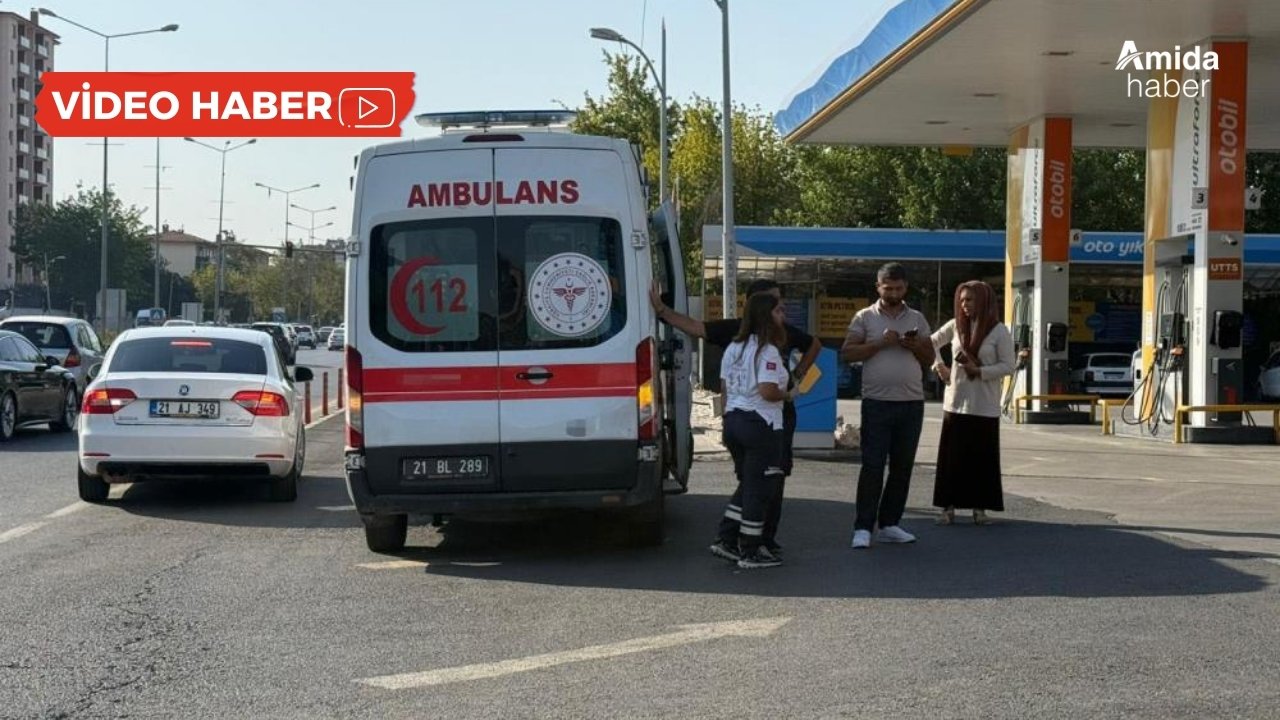 Diyarbakır'da içinde hasta olan ambulans kaza yaptı