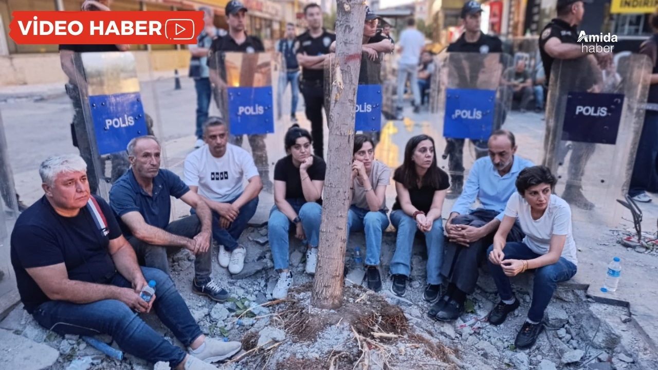 Batman’da ‘ağaç’ gerginliği: Polis sevk edildi