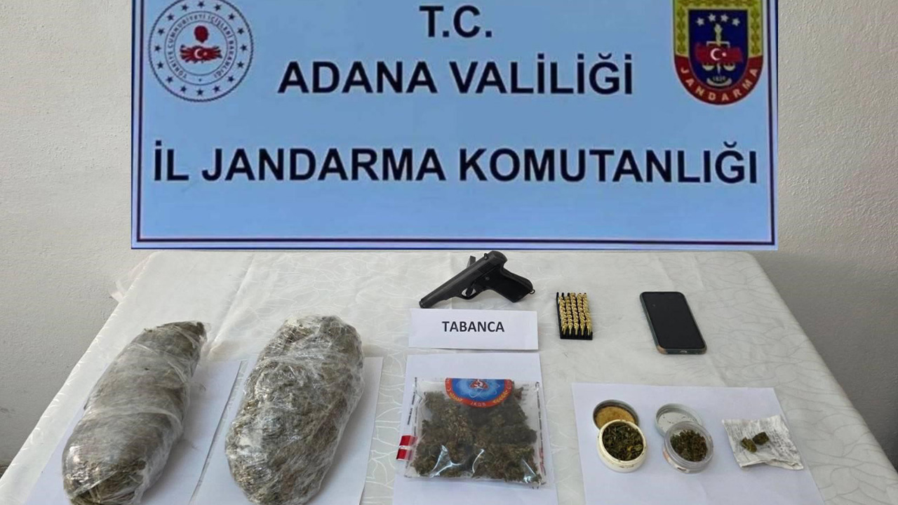 Evinde bir kilo uyuşturucu ele geçirilen şüpheli tutuklandı
