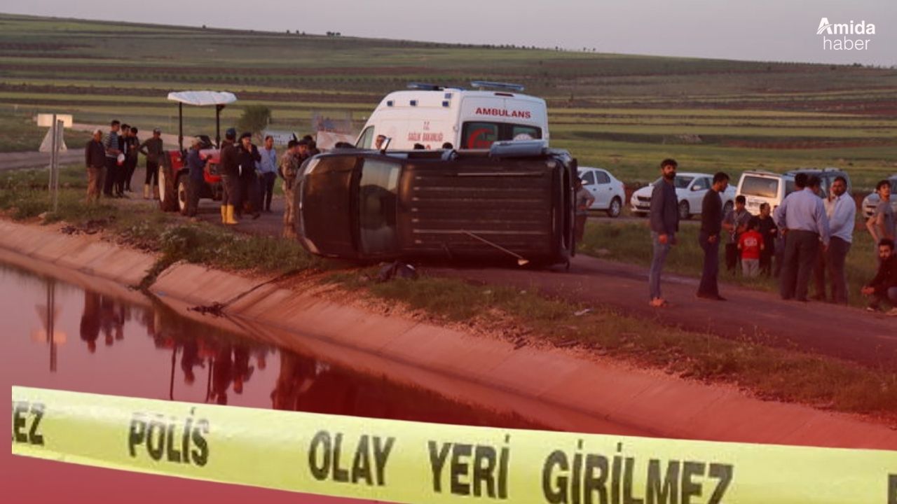 Diyarbakır’da feci kaza:: Sürücü sağ çıktı, yolcusu öldü