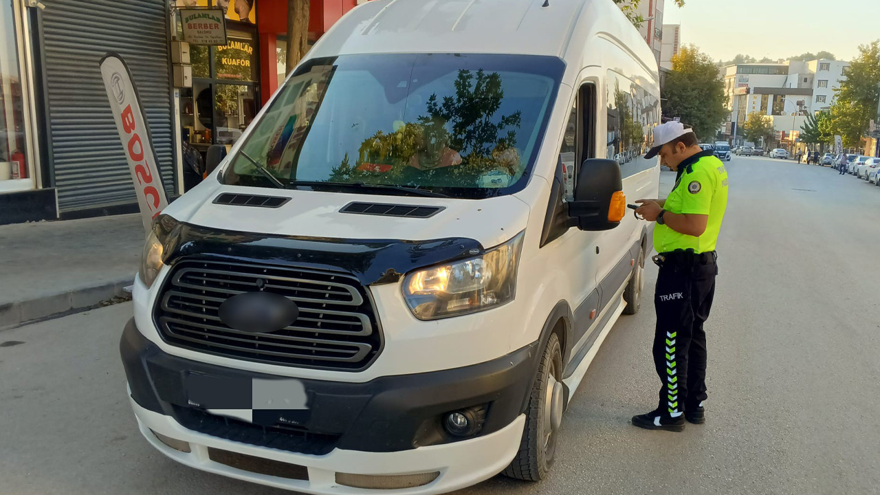 Adıyaman’da okul servislerine sıkı denetim
