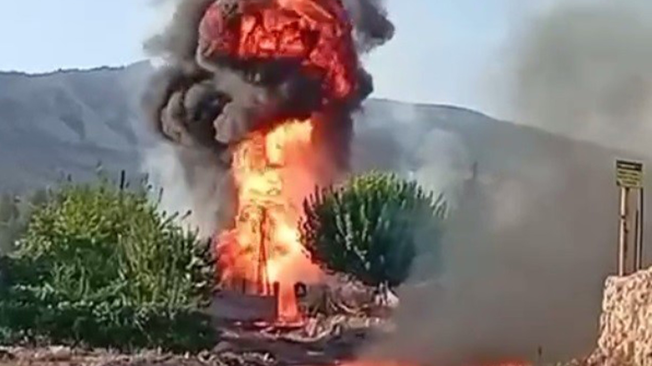 Şırnak’ta petrol borusu alev aldı