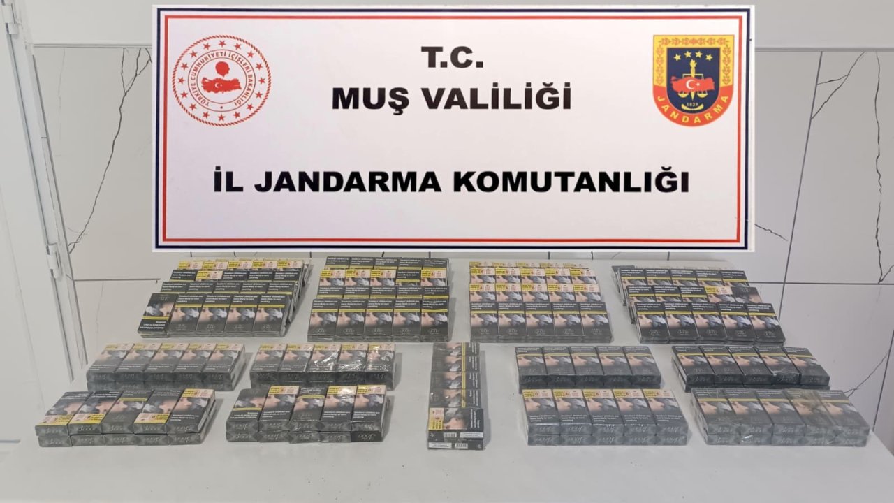 Muş'ta kaçak sigara operasyonu: 270 paket ele geçirildi