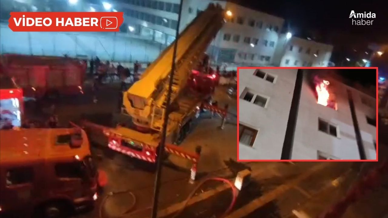 Diyarbakır’da yangın: Çevrede büyük panik yaşandı