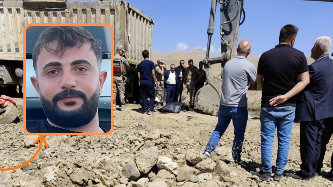 Kepçe ile kamyon arasında sıkışan genç kurtarılamadı