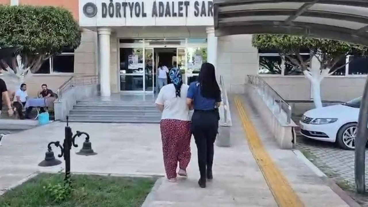 Hatay'da aranan uyuşturucu taciri kadın yakalandı