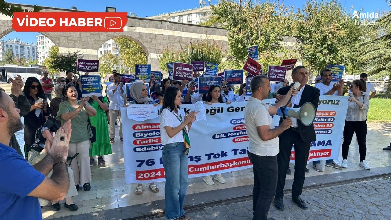 Diyarbakır'dan atanamayan öğretmenlerin isyanı