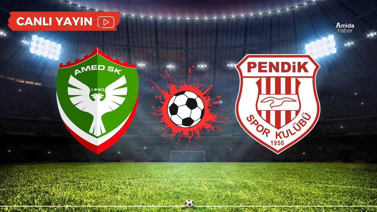Amedspor-Pendikspor maçı ne zaman, nerede, hangi kanalda?