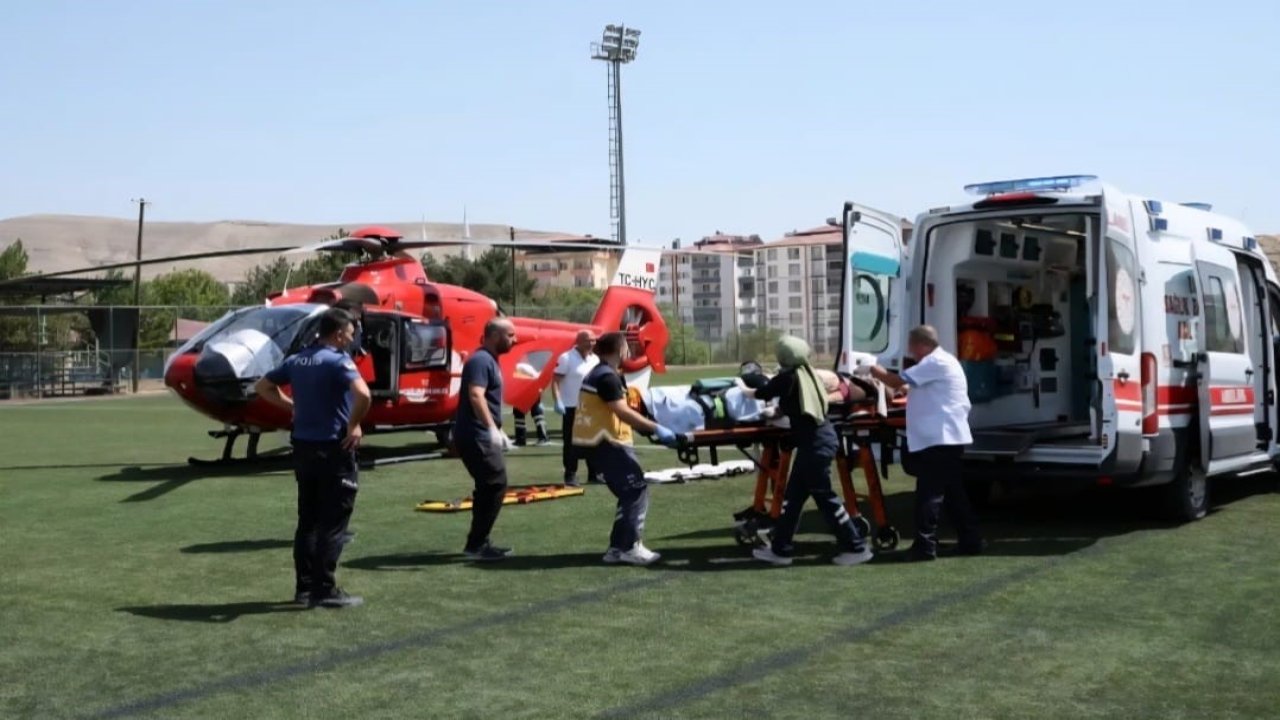 Malatya'da  kaza: Yaşlı adam traktörden düştü