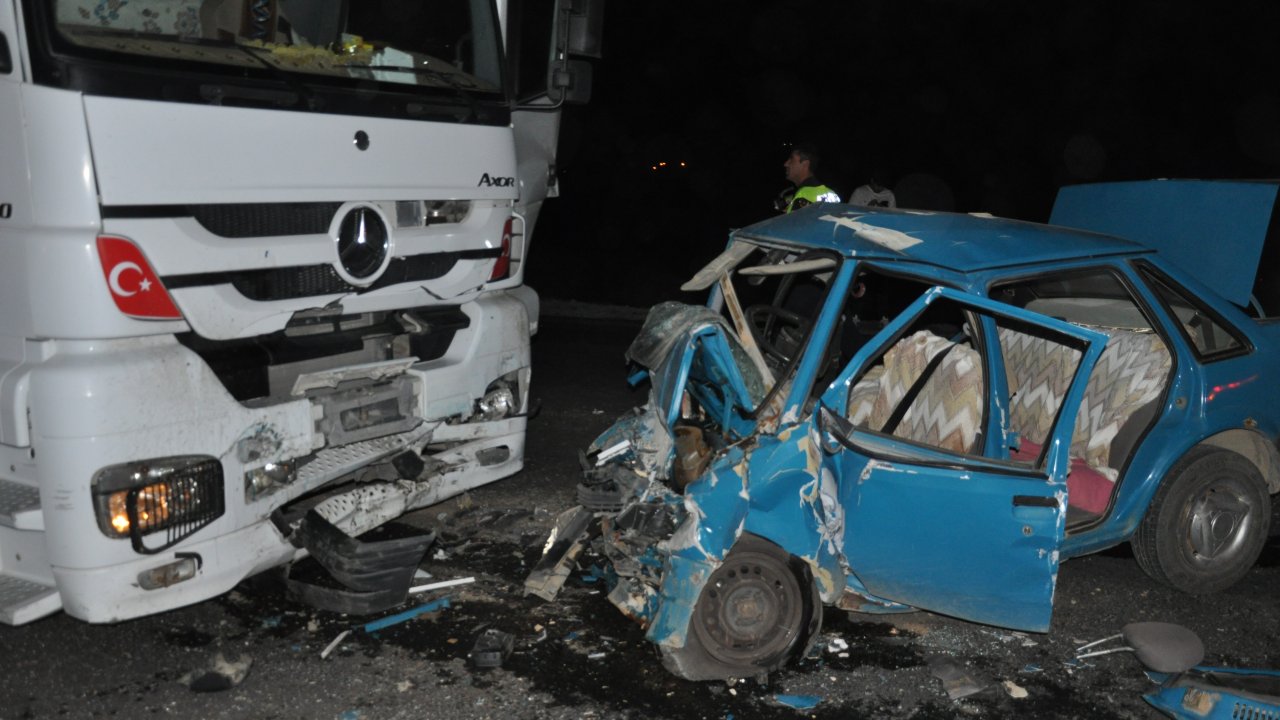 Kahramanmaraş'ta feci kaza:  3 ölü