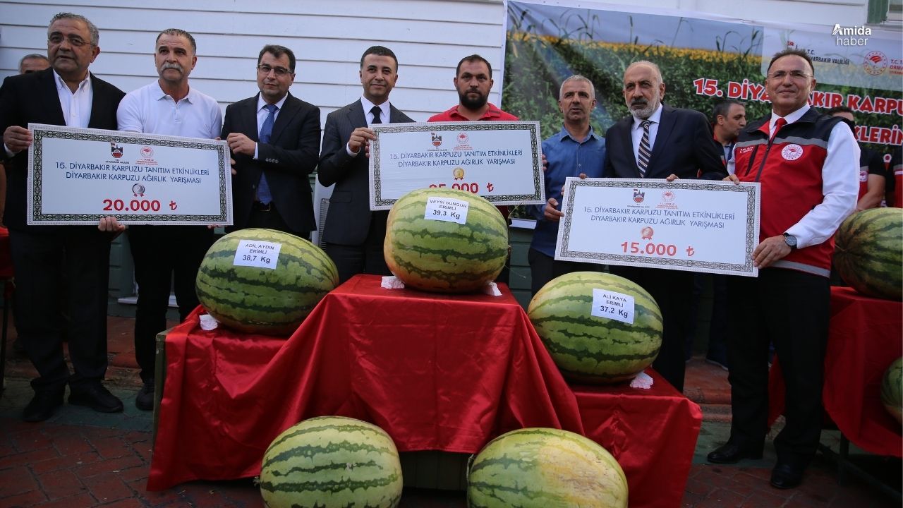 Diyarbakır karpuzu yine iddialı: En büyüğü 39 kilo