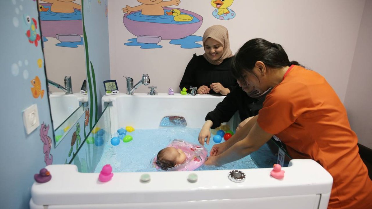 Diyarbakır’da Devlet Hastanesi’nde bebekler için spa merkezi açıldı