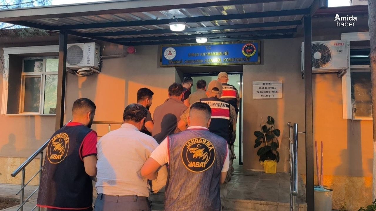 Diyarbakır’da silah ve mühimmat operasyonu: 168 kişiye işlem