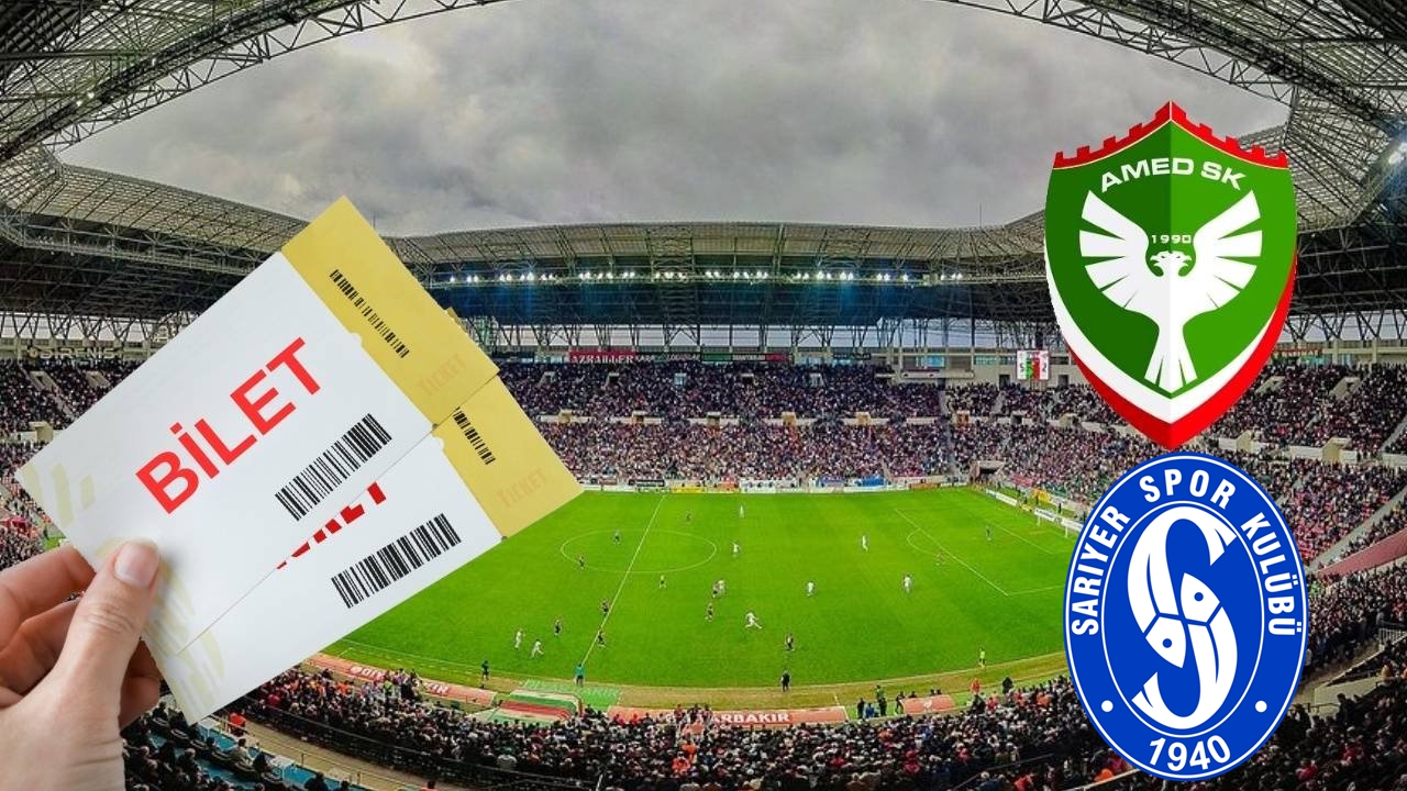 Amedspor–Sarıyer maçı biletleri satışta