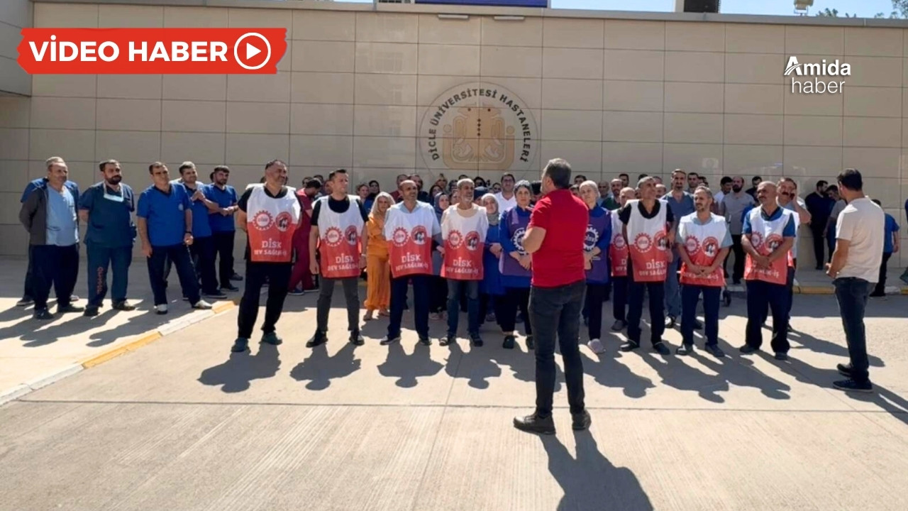 Diyarbakır’da işçi eylemi: Başhekimden izin çıkmadı