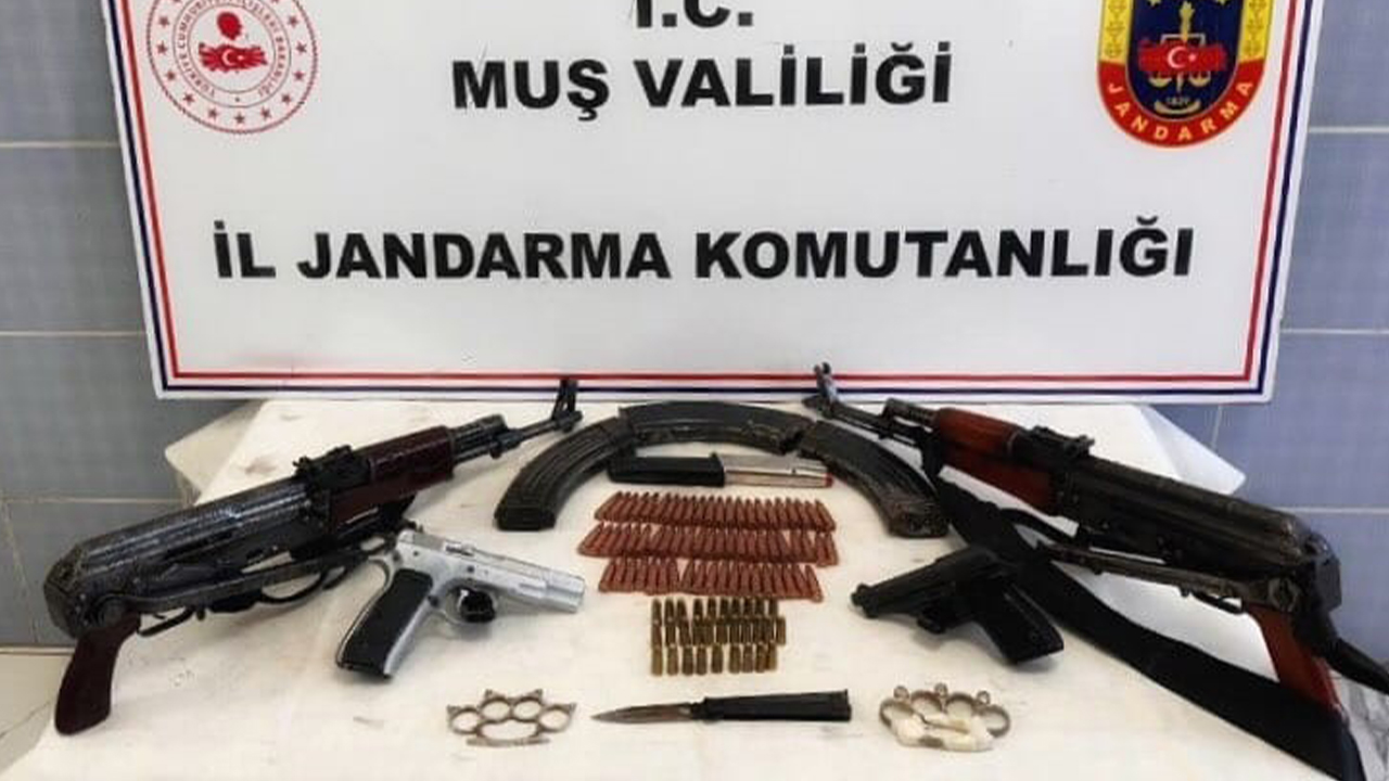 Adıyaman’da silah ve mühimmat ele geçirildi