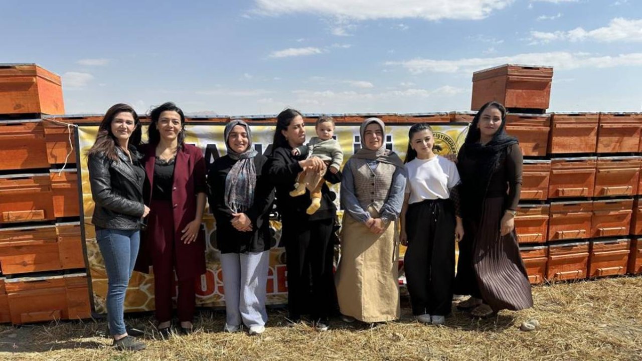 Hakkari’de 7 kadına 1.275 arı kovanı dağıtıldı