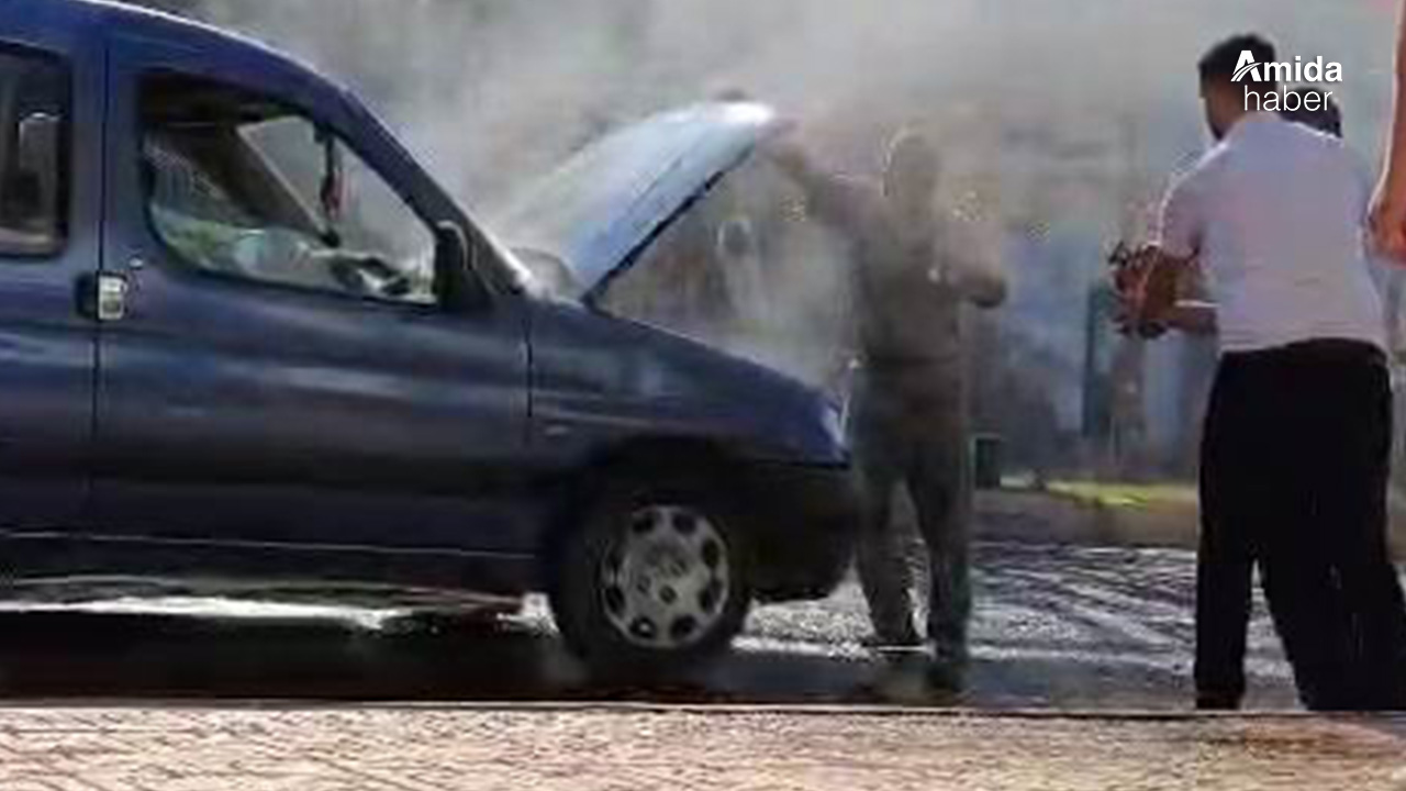 Diyarbakır'da faciadan dönüldü: Yaşlı kadın son anda kurtuldu