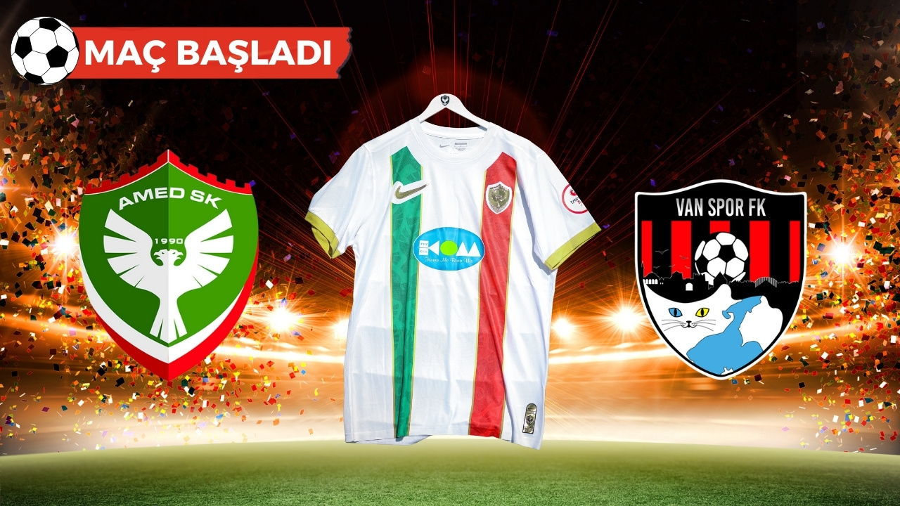 Vanspor maçı başladı: Amedspor Kürtçe için geri adım atmadı